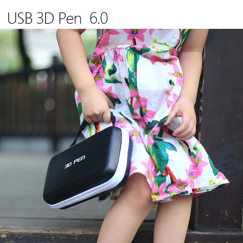 Низкотемпературная 3d-ручка для 3D-принтера с 1,75 мм pcl филаментом USB источник питания DC 5 В 2A с красивым чехлом stron легко носить с собой