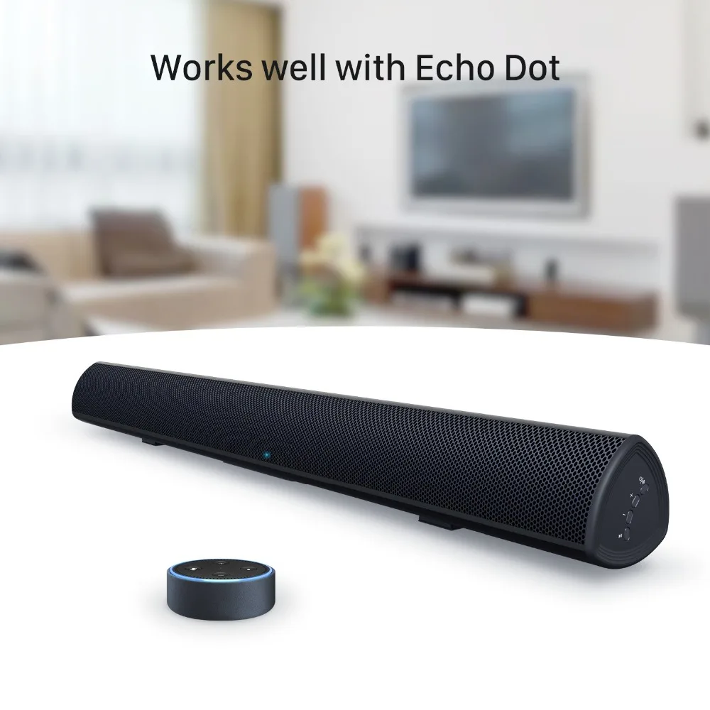 80 Вт ТВ Саундбар Bluetooth динамик домашний кинотеатр система 3D объемный> 80 дБ Звуковая Панель сабвуфер аудио пульт дистанционного управления настенный монтаж