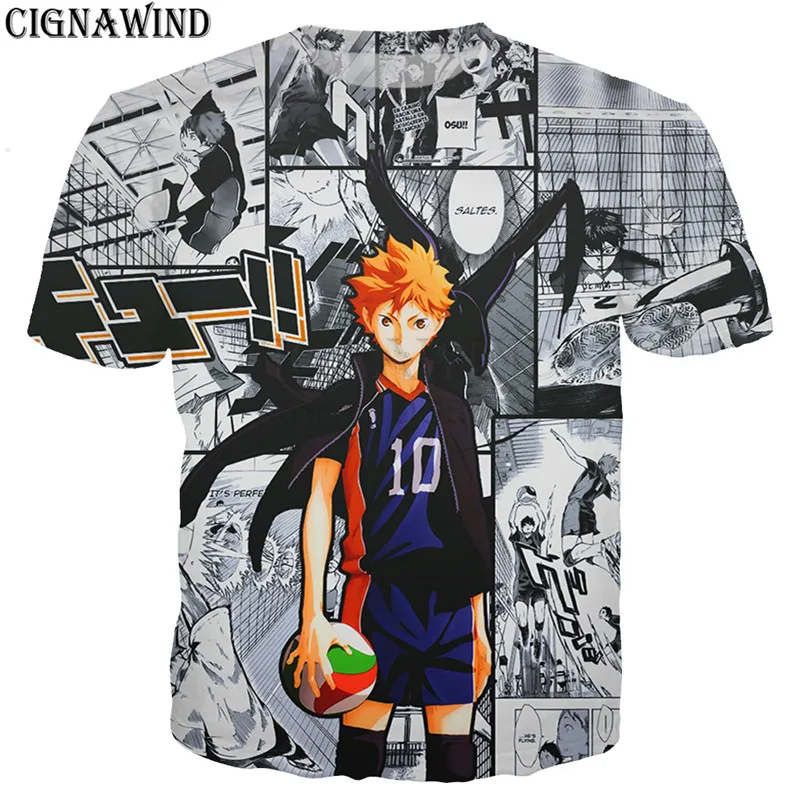 Новое поступление популярного Аниме Haikyuu Volley Ball Клубная футболка для мужчин/женщин 3d Принт футболки Harajuku стиль футболка уличная топы