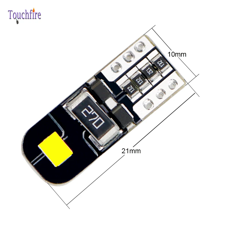100 шт. T10 W5W 168 194 светодиодный Canbus led лампа для автомобиля BMW E90 E46 E60 внутренний купол