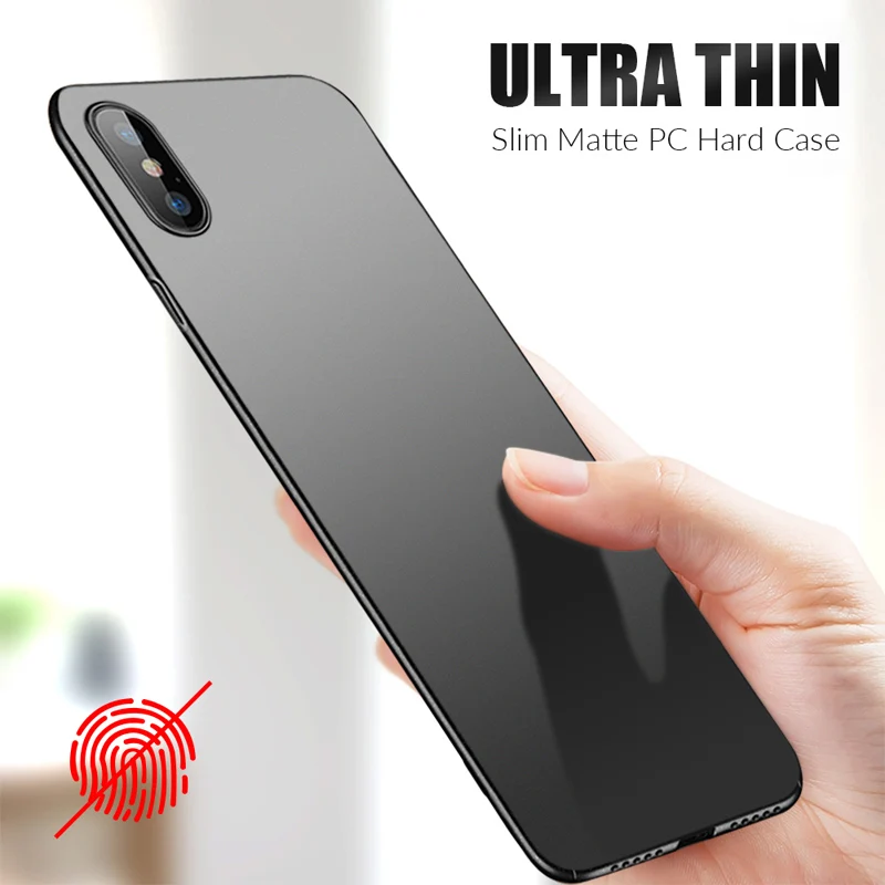 0.3MM Ultra Thin Hard PC Case On For iPhone X XS Max XR Cover For iPhone 8 7 6 14 Plus 11 13 12 Mini Pro Max SE Protective Cases