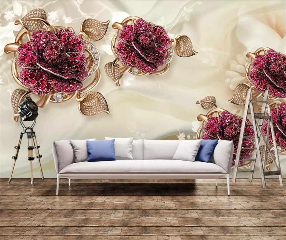 Beibehang пользовательские обои 3d стерео фото фрески европейские Роскошные