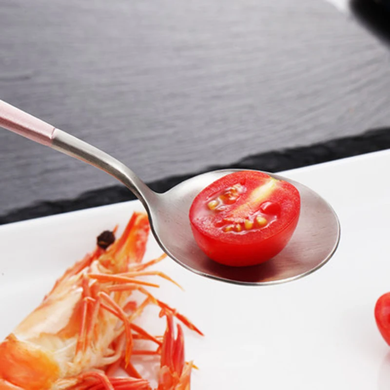Набор матовых черных столовых приборов черная коробка с ручками набор