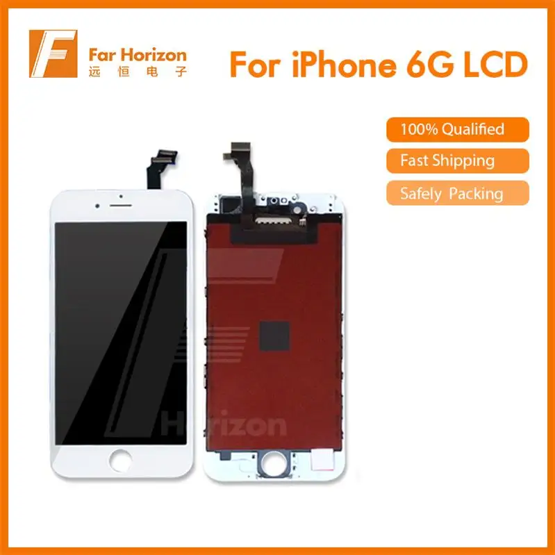 Wholesale 30 PCS/LOT 100% Tested LCD for iPhone 6 of Capacitive Touch Screen For Fully Assembled &amp Free Shipping | Мобильные