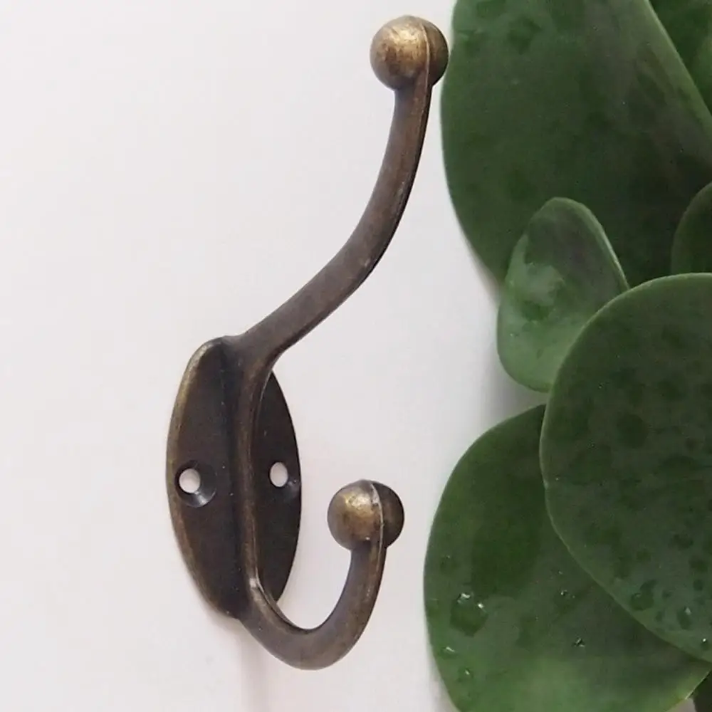 5 шт. Классический Бронзовый настенный крючок ткань крюк вешалки деревенский
