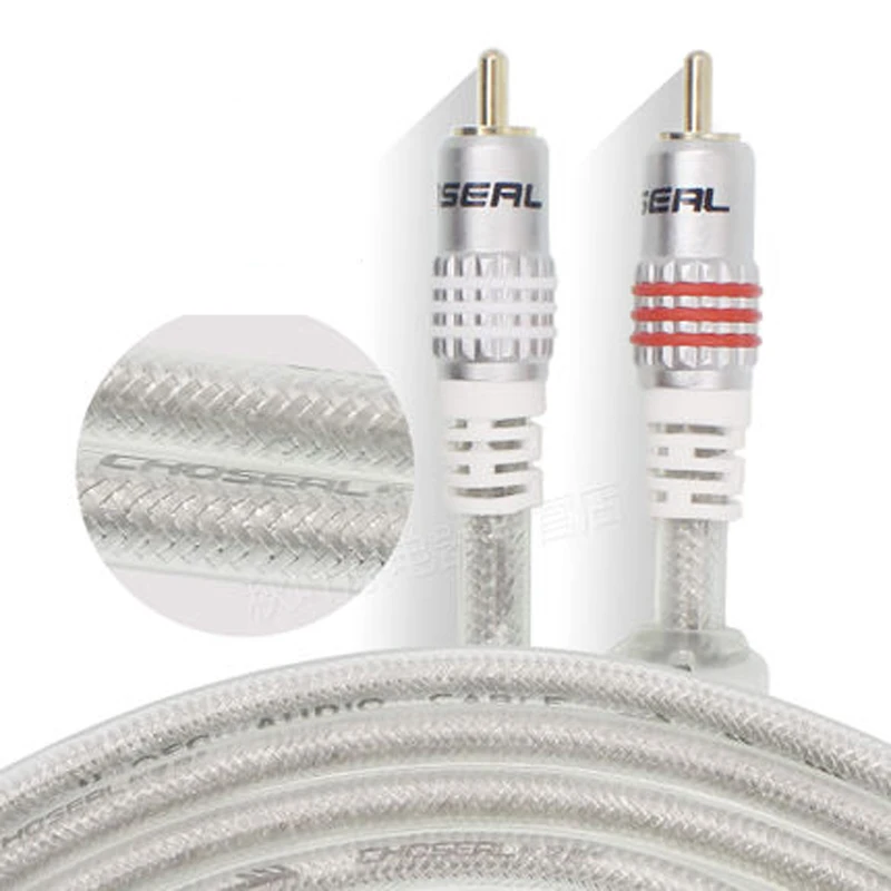 Choseal 30 юбилей QS6772 2RCA кабель для аудио видео DVD плеера ТВ динамик усилители|audio video
