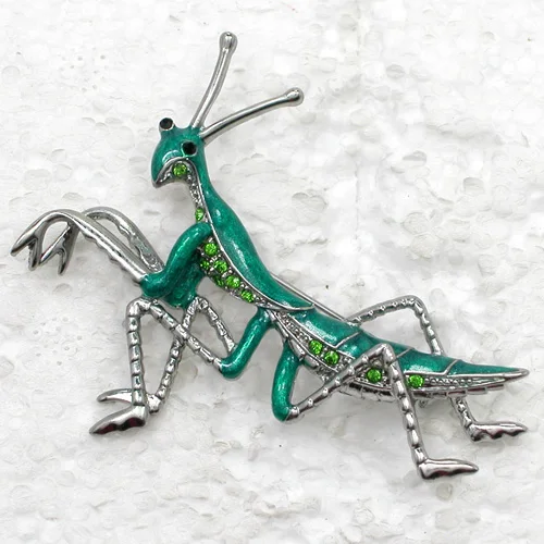 

Mantis Brooch Enamel Rhinestone Pin brooches C735 K