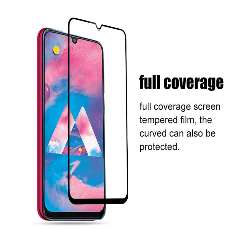 BUYFUN закаленное Стекло для samsung Galaxy A50 чехол с полным покрытием Экран протектор A30