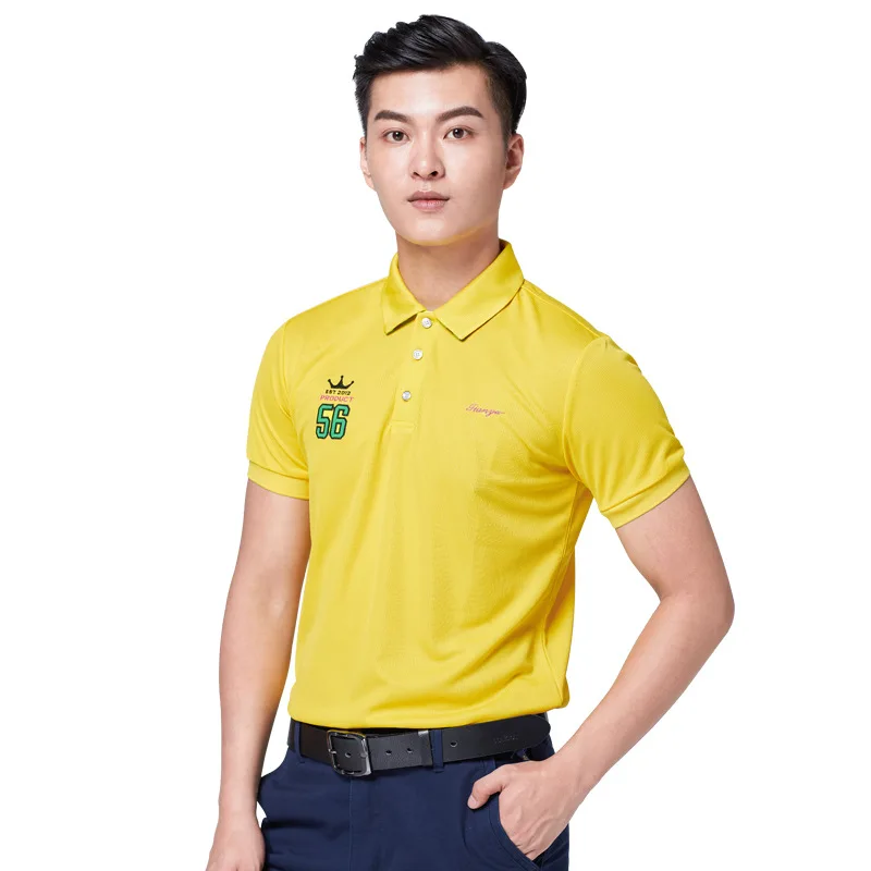 2020 одежда для гольфа Мужская футболка с коротким рукавом летняя дышащая