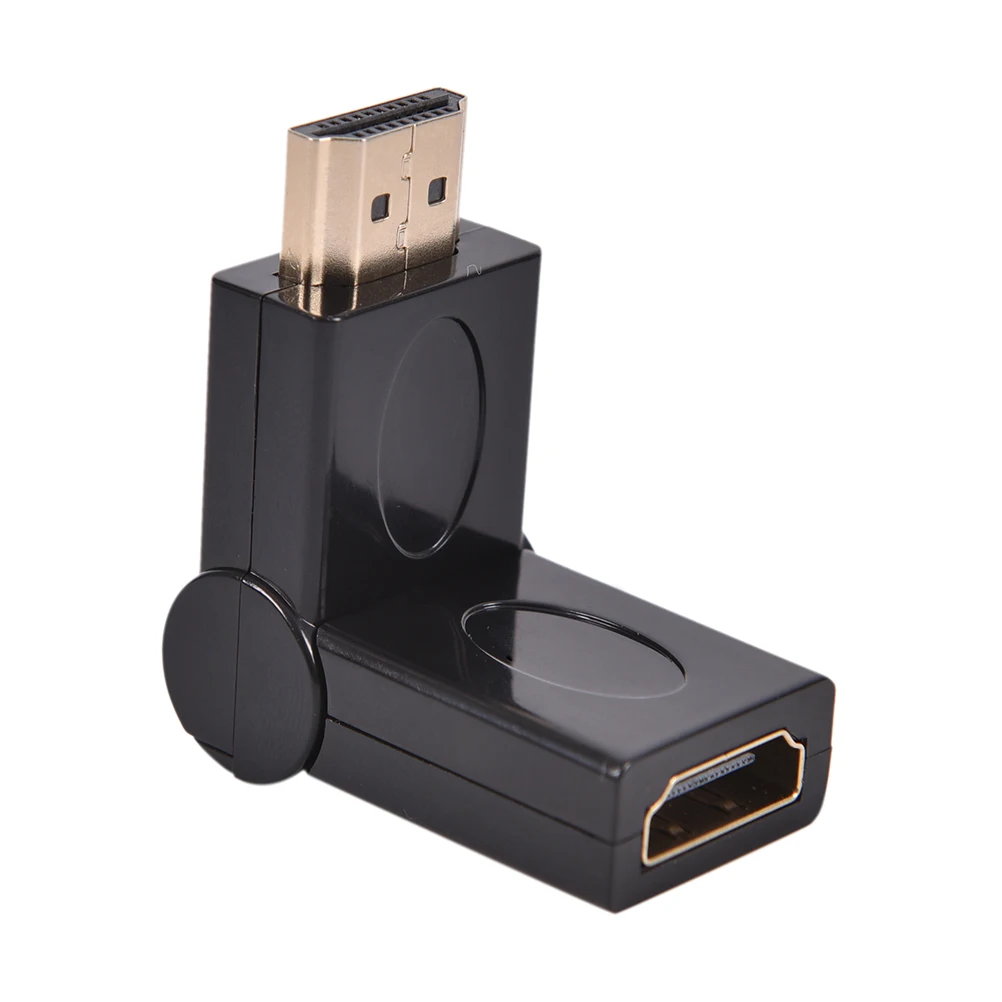 Новый Портативный Micro HDMI штекер разъем вращение на 180/360 градусов 90 прямоугольный