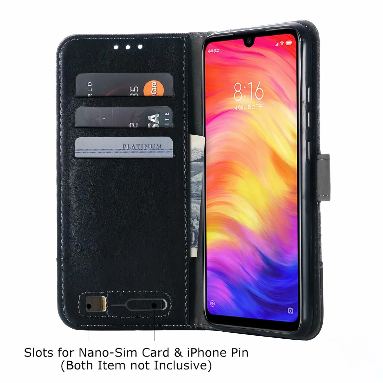 Роскошный Джинсовый чехол + кожаный для XiaoMi RedMi Note 7 6 Pro 6A 5A 4A 4X 5 Plus S2 чехол-кошелек