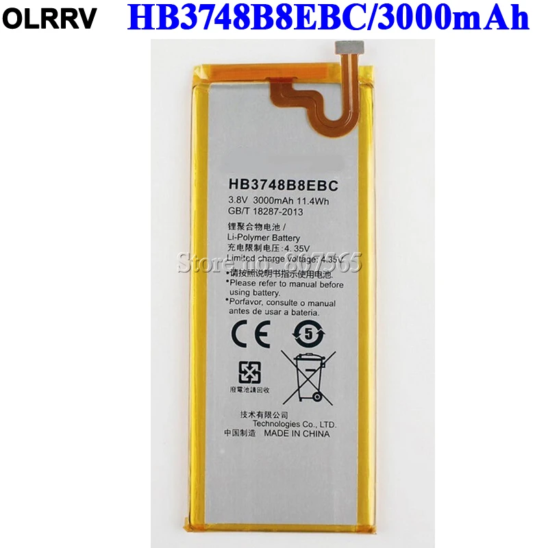 HB3748B8EBC батарея Чехол для мобильного телефона huawei Ascend G7 L01 L03 C199 CL00 TL100 мА/ч.