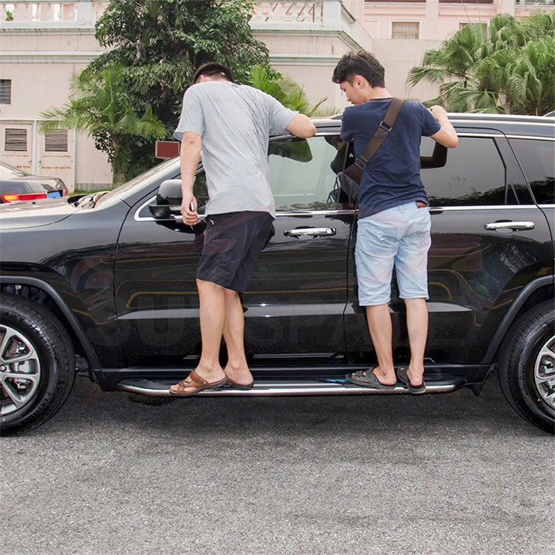 Высококачественная алюминиевая подножка боковая Nerf подходящая для JEEP Grand Cherokee 2011