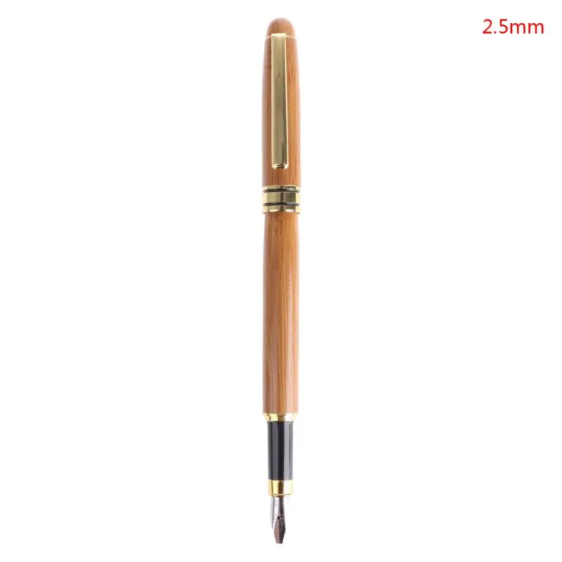

Bamboo Calligraphy Art Fountain Pen Chisel-pointed Nib 0.7mm-3.0mm Writing Tool