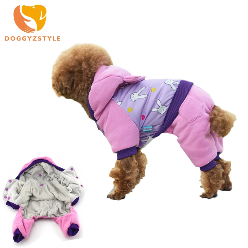 DOGGYSTYLE зимняя одежда для домашних питомцев теплая куртка щенка мягкая толстовка