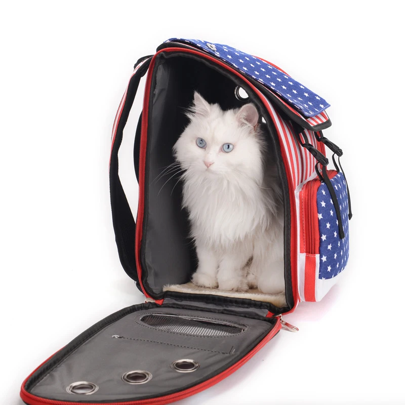 Переноска для собак и кошек воздухопроницаемая сумка на плечо путешествий