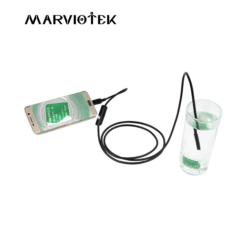 USB эндоскоп 8 мм для Android OTG Гибкая камера мобильный телефон водонепроницаемый