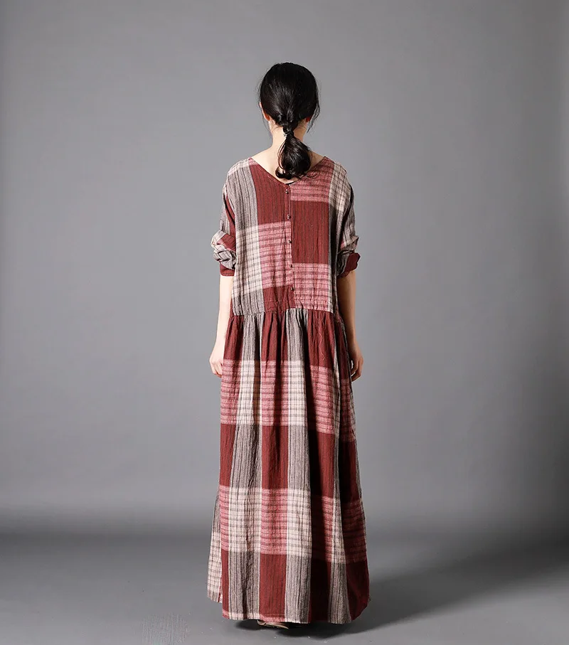 Women Summer Striped Patchwork Dress Ladies Loose Big Pockets V neck Dresses 2019 Wrinkle | Женская одежда
