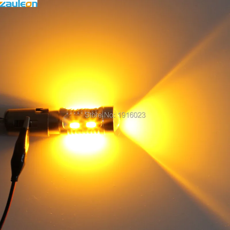 Zauleon 2 шт. 1157 BAY15D 20 LED 5630 SMD авто желтый белый двойной цвет переключатель сигнала