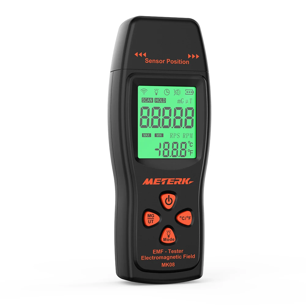 Ручной Мини Цифровой детектор излучения EMF с ЖК дисплеем измеритель