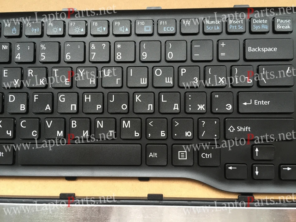 Новая русская клавиатура для Fujitsu Lifebook AH532 A532 N532 NH532 Черный с Рамка ноутбука |