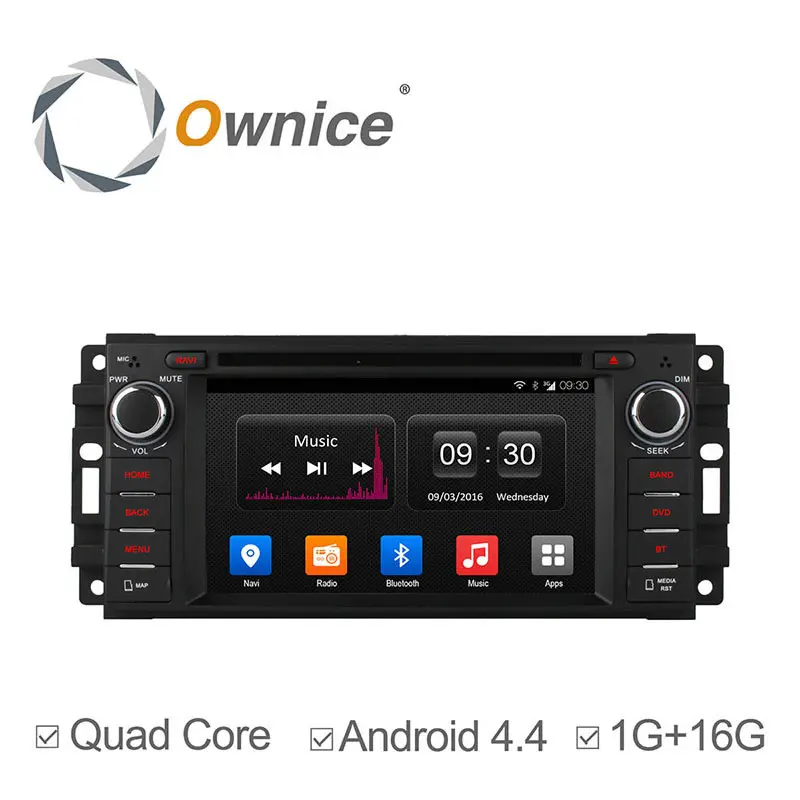 Android 4.4 Quad Core GPS Автомобиля Dvd Радио для Jeep Grand Cherokee Chrysler PT Cruiser Dodge Charger Компас радио BT