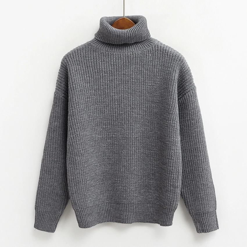 autumn 2021 women sweaters and pullovers harajuku kawaii clothes winter korean pullover trend turtlene knitted sweater | Женская одежда