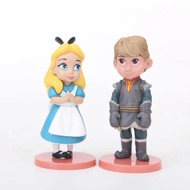 Disney милой принцессы игрушки 9 шт 5 8 см Эльзы из мультфильма &quotХолодное сердце&quot