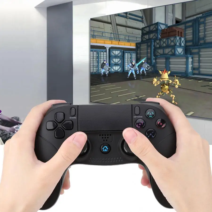 Беспроводной игровой контроллер с Bluetooth для PS4 подходит PS3 совместим ПК