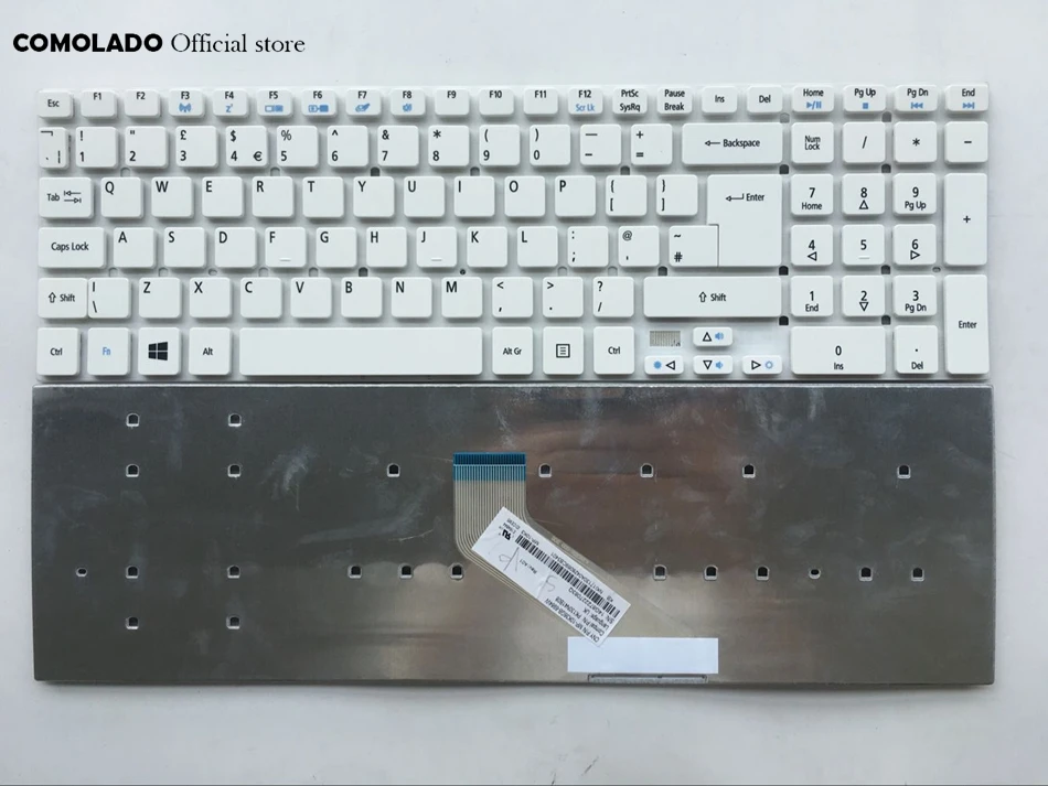 Английская клавиатура для ACER 5755 5755G 5830 5830G 5830T 5830TG E15 E1 510P 522G 530G 532G белая британская