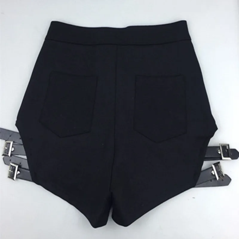 Шорты женские винтажные с завышенной талией узкие пикантные Клубные вечерние