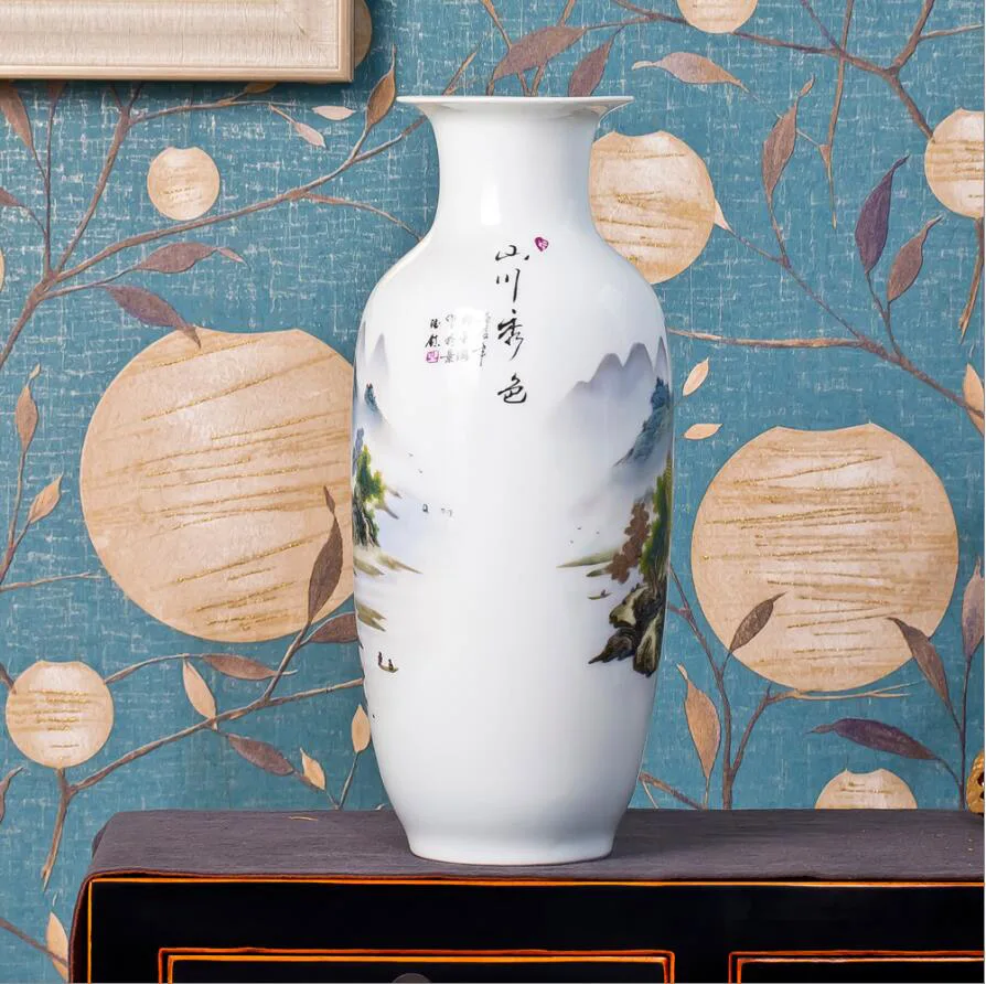 Китайская керамическая ваза Jingdezhen большого размера декоративные изделия