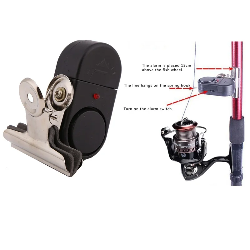 Рыболовная сигнализация водостойкая с индикатором чувствительность звуковое