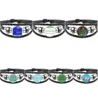 EJ глазурь для девушек лучший подарок заявление черный кожаный браслет ручной работы письмо учителя