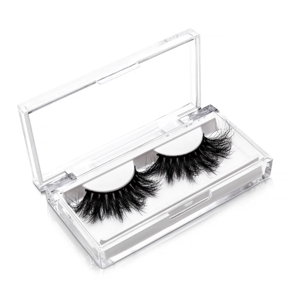 25mm Mink Eyelashes Thick 3D Lashes Volume Handmade High Quality Eye Dramatic Cilios | Красота и здоровье