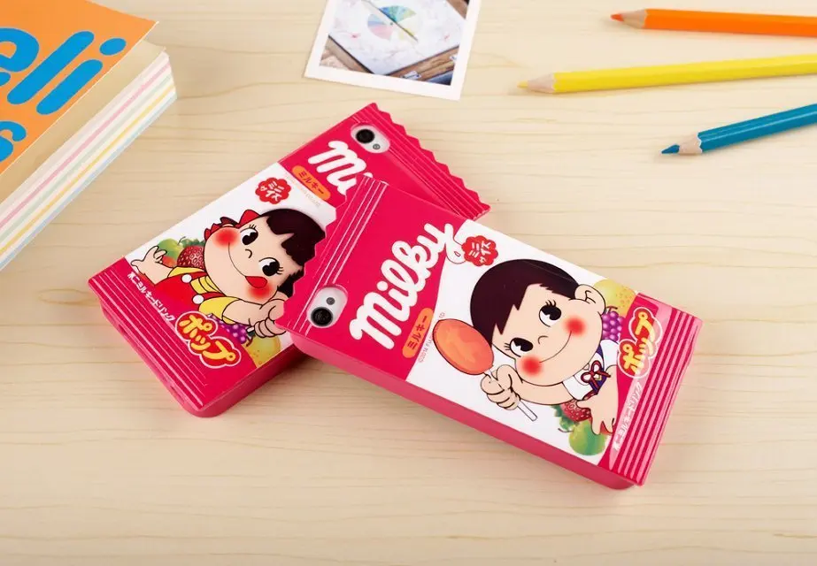 100pcs/lot Milky Candy Girl Soft Gel TPU Cell Phone Case Cover for iphone 4 4s hot sell DHL Free shipping |