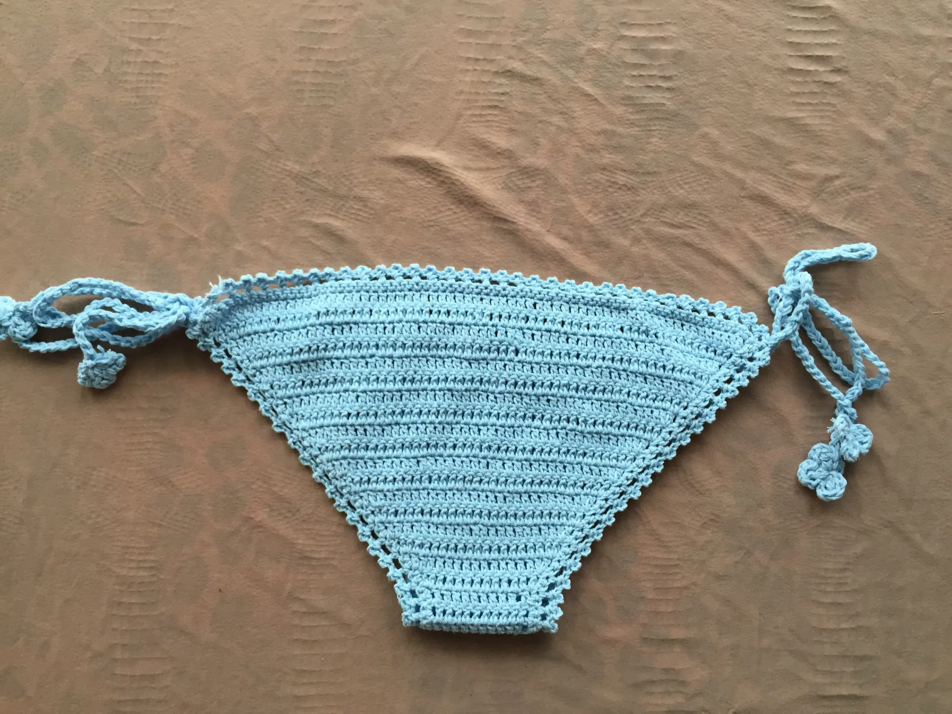 Женское винтажное трикотажное нижнее белье ручной работы летние бикини из