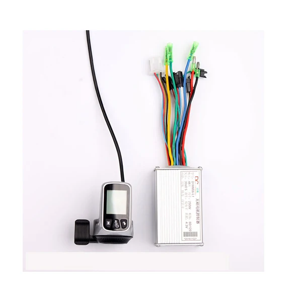 48V controller LCD Фара для электровелосипеда в мотор для центрального движения 24/36/48V 350W электрических кургана колеса мотор для скутера 10 дюймов бесщеточный контроллер для электрического скутера ЖК-дисплей дисплей - Цвет: 48V controller LCD