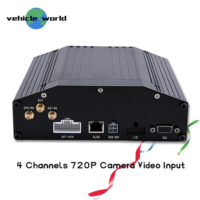 Автомобильный видеорегистратор gps HDD 4-канальный школьный автобусный с