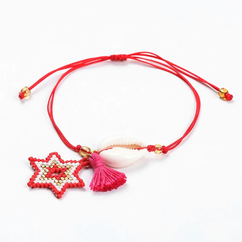 SHINUSBOHO подвеска и браслет со звездой женские браслеты Миюки ювелирные изделия на