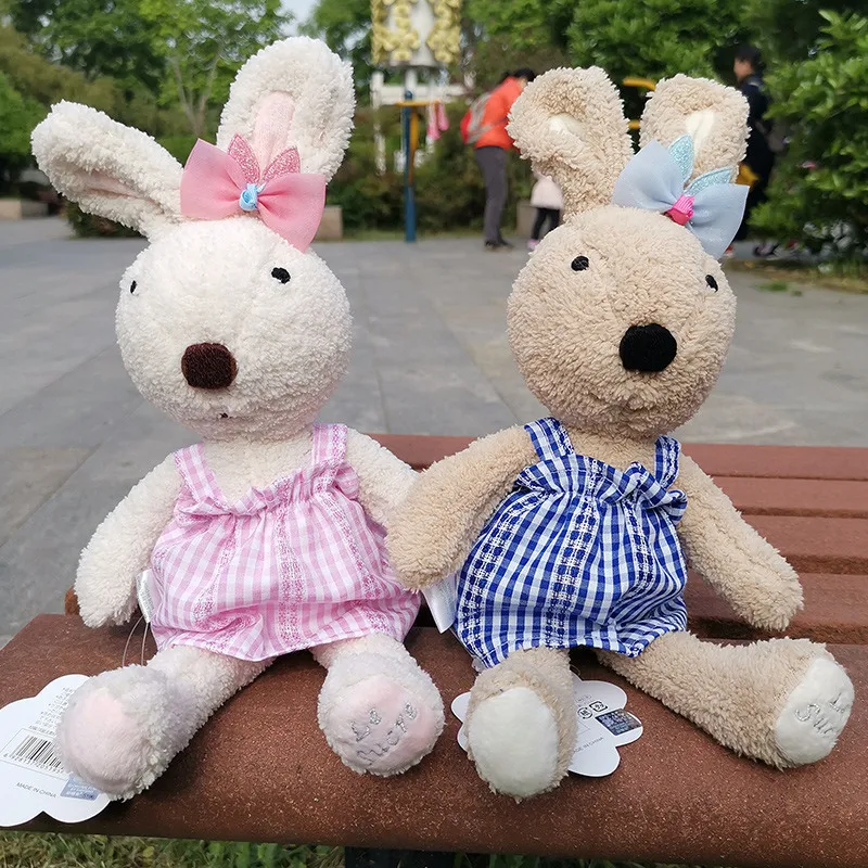 Одежда для кукол подходит 30 см Le Sucre Кролик Плюшевая Кукла и 1/6 BJD кукла девушка кукла Цветочное платье пара костюм куклы аксессуары
