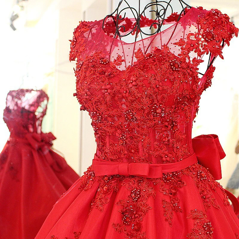 LS88515 винно красные вечерние платья с открытой спиной и аппликацией кружевное