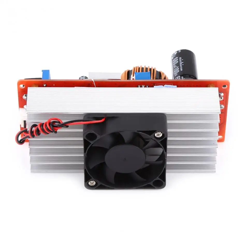 1500 Вт 30A DC повышающий преобразователь Повышающий Модуль DC10 60V DC12 90V с охлаждающим