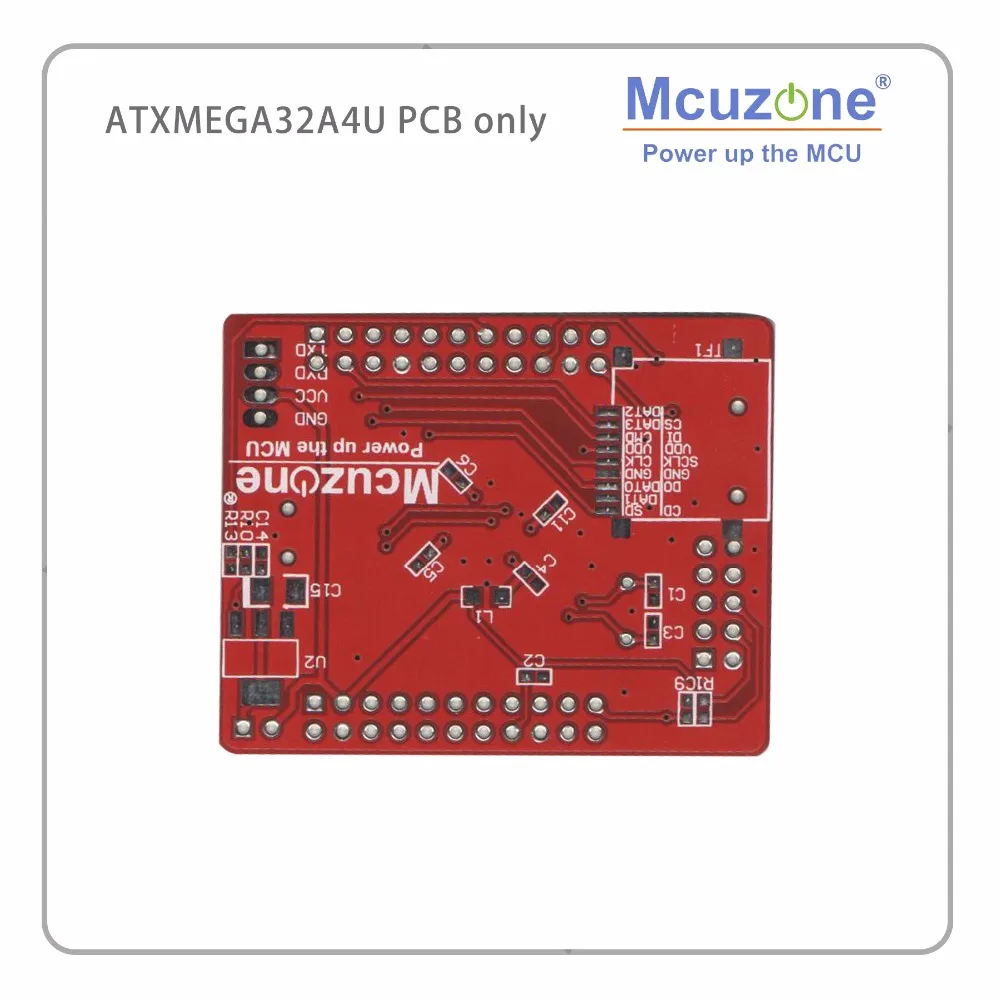 ATxmega32A4U мини плата PCB USB программа PDI SD GPIO XMEGA32A4U 32A4U MCIROCHIP 32A4 U|Промышленные