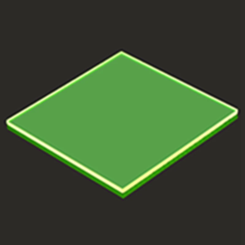 Transparent Green 100x100x2,8 мм прозрачные акриловые(ПММА) листы из оргстекла тонированные/плексигласовая пластина/акриловая пластина черный/белый/красный/зеленый/оранжевый - Цвет: Transparent Green