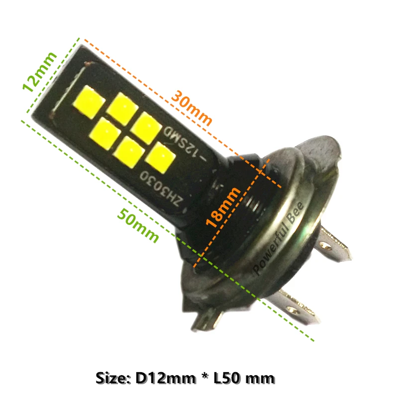 2 x лимонно зеленый золотой цвет: желтый белый H7 3030SMD 24W СВЕТОДИОДНЫЙ Автомобильный