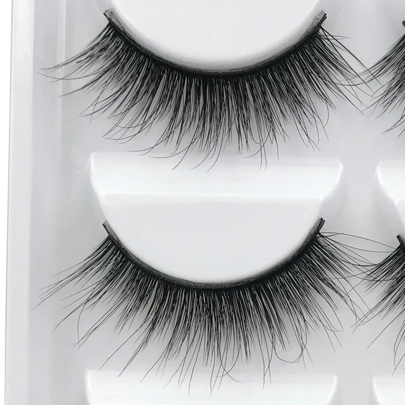 

100% Mink 3D Eyelashes Natural Thick False Eyelashes Eye Makeup Tool 5 Pairs