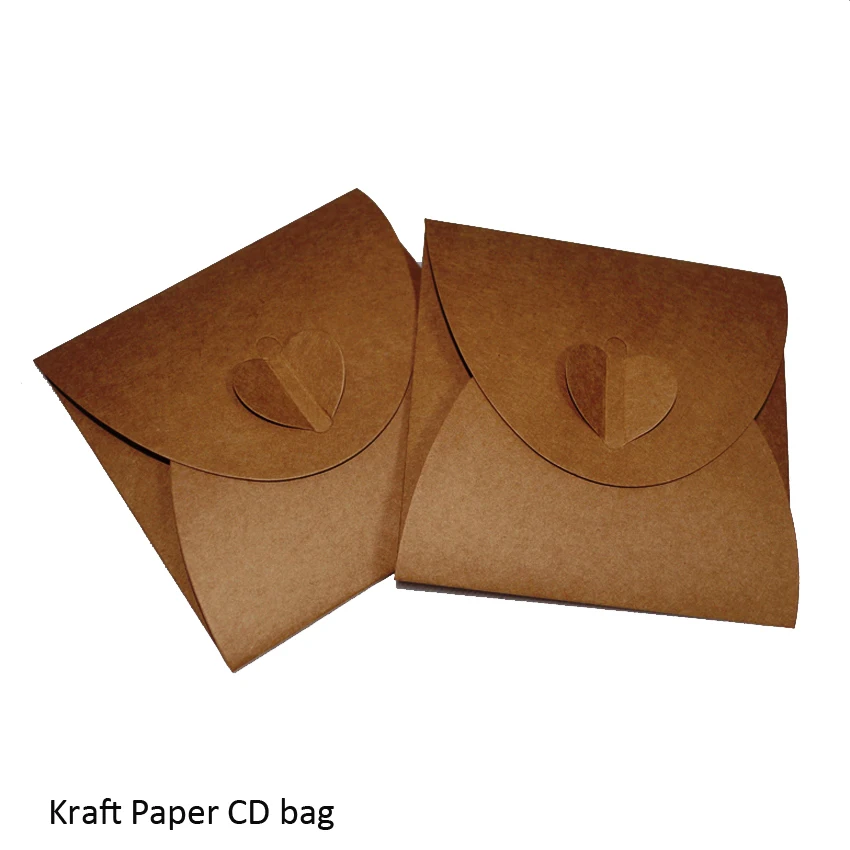100pcs 13x13cm Kraft Paper Dvd Sleeve Cd Packaging Bag Cases Packing Cover Holder Boxes Envelopes Party Wedding Baby Shower | Дом и сад