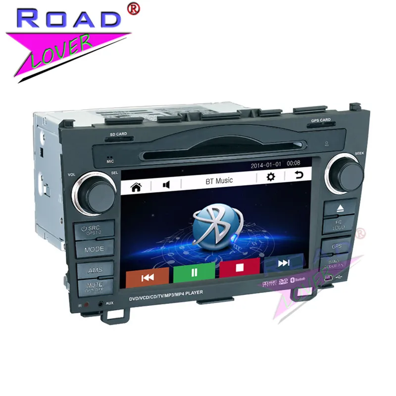 Topnavi WinCE 6.0 двойной DIN 7 дюймовый автомобильный мультимедийный DVD плеер для Honda CRV 2006