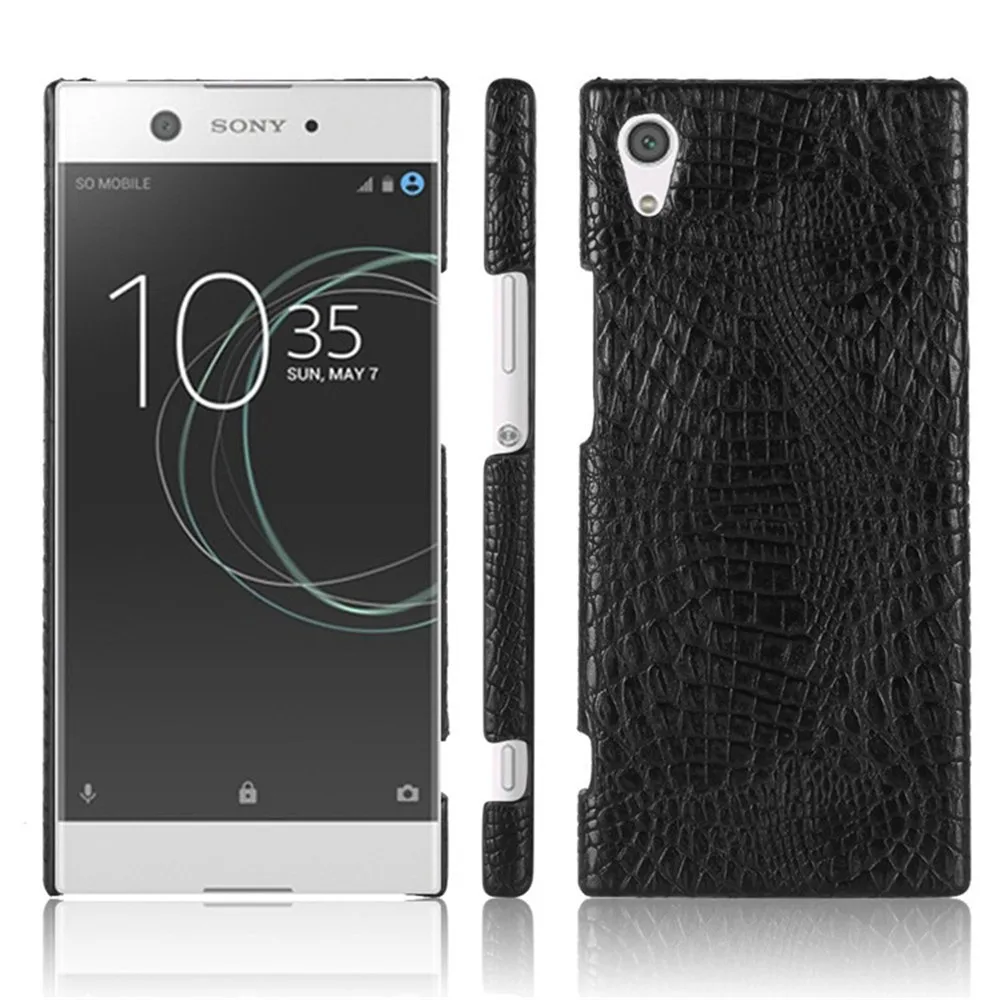 Для Sony XA1 чехол для ультра роскошный жесткий из крокодиловой кожи Xperia XA 1 XA1Ultra